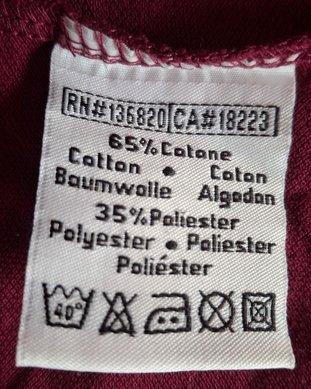 Polo KAPPA color burdeos