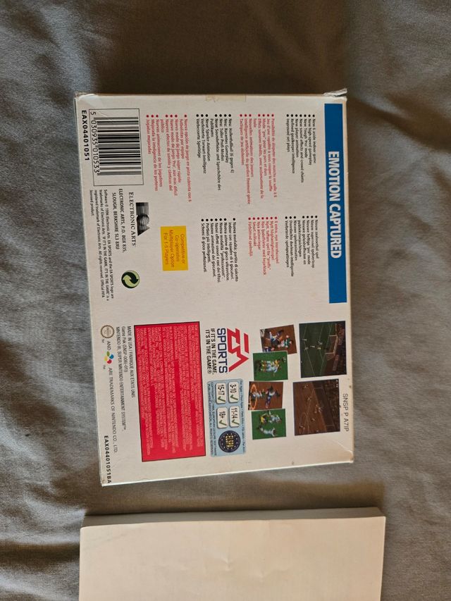Scatola originale e istruzioni Fifa 97 *