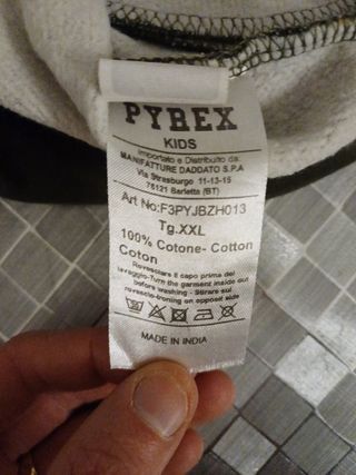 Felpa pyrex ragazzo