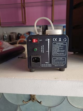 Foco 8 leds generador de fum