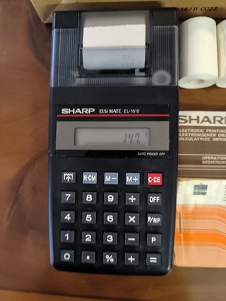 Calculadora electrónica Sharp EL-1610