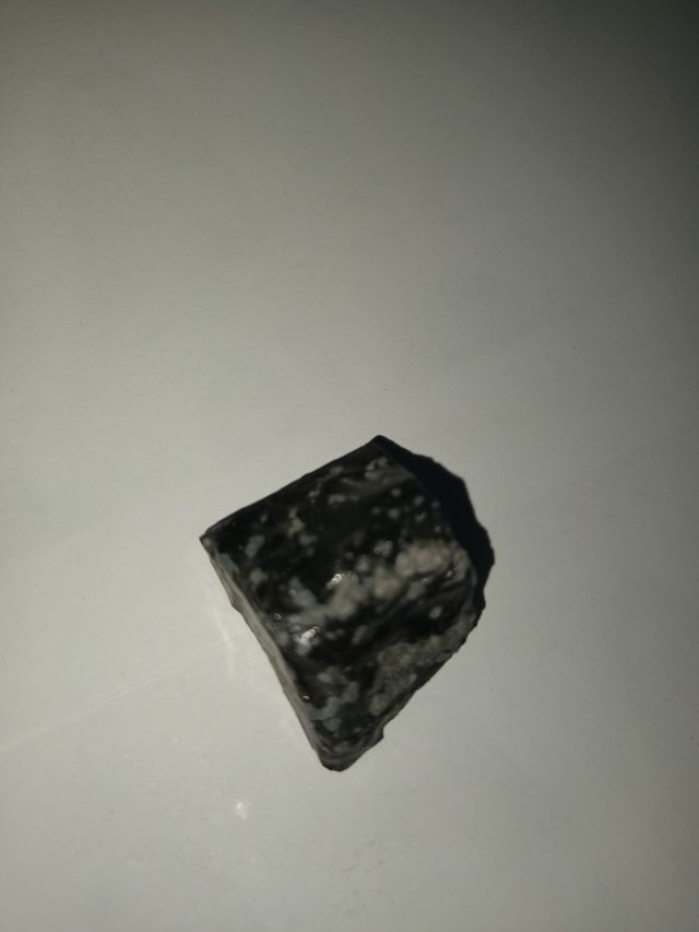 Obsidiana de copo de nieve natural