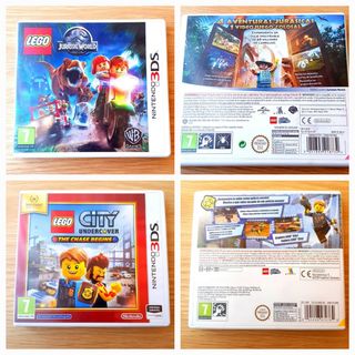 Lego Jurassic World y City Undercover 3DS NINTENDO