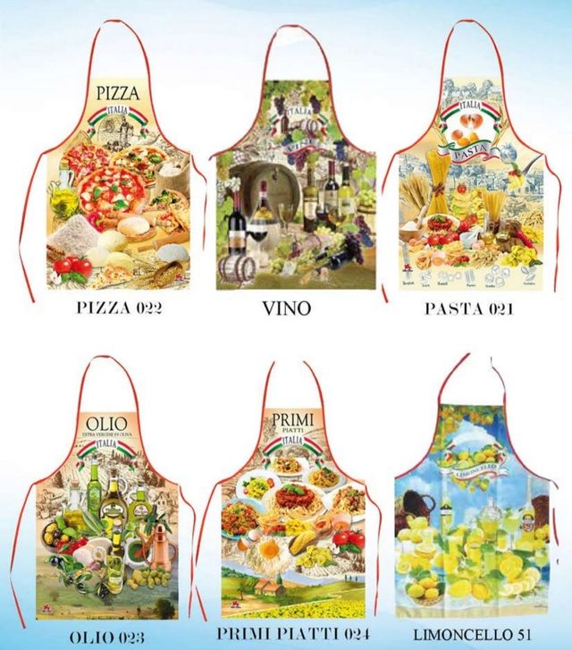 Grembiuli con stampe digitali...