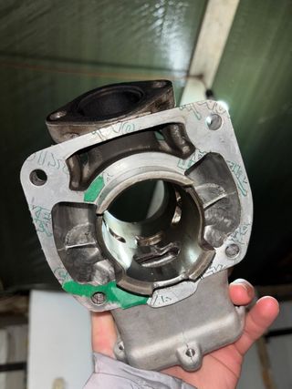 Spalle albero motore, biella rotax 122