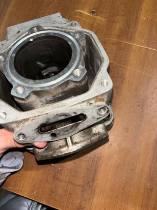 Spalle albero motore, biella rotax 122
