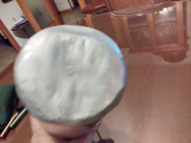 Antigua lechera de aluminio, 1l.