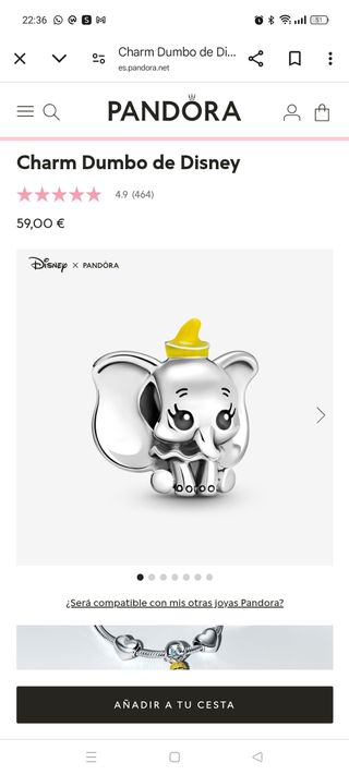 Charms pandora dumbo
