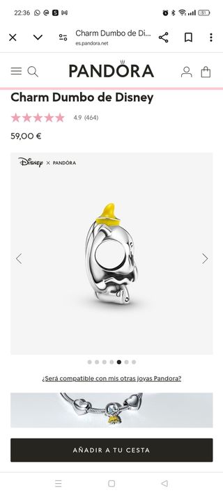 Charms pandora dumbo
