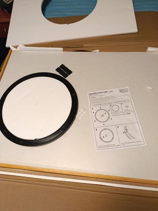 Tablero puzzle giratorio con cajones