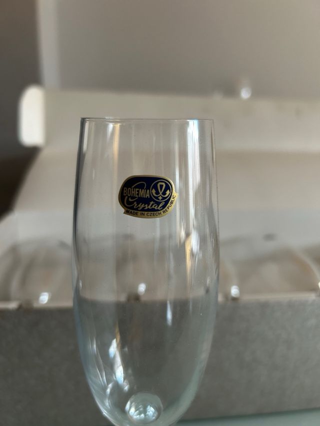 8 Copas Cristaleria Bohemia NUEVAS