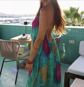 Zara vestido Boho Crochet. Nuevo sin estrenar