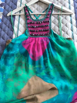 Zara vestido Boho Crochet. Nuevo sin estrenar