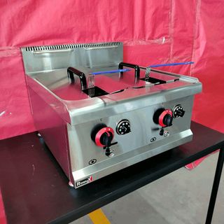 📍​ ZG | Freidora a Gas Doble 14+14 Litros