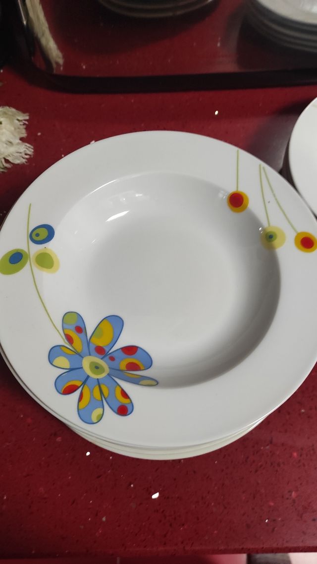 Platos lisos, hondos y de postre