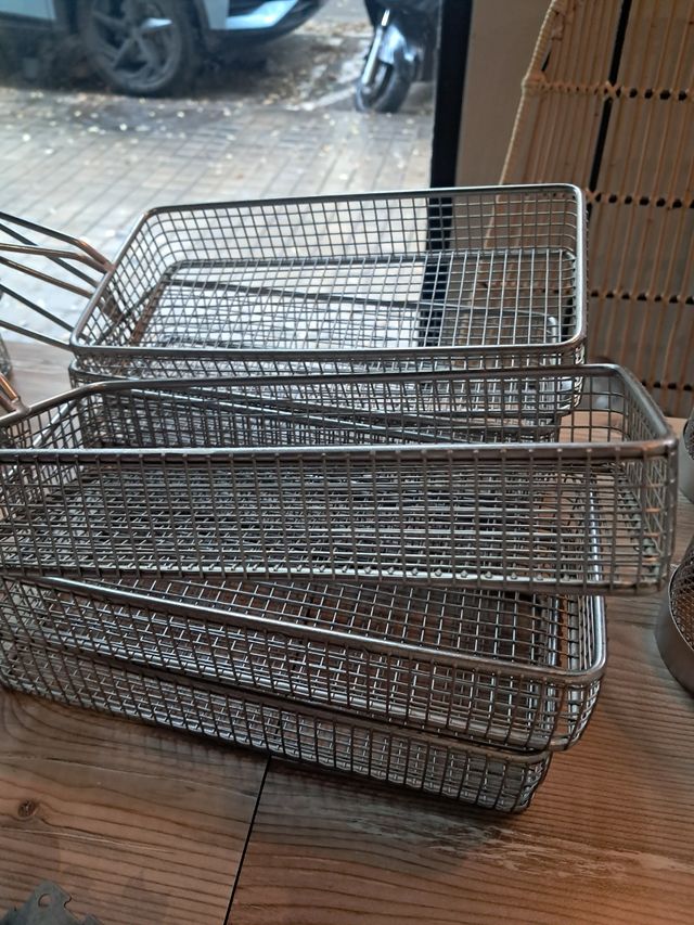 Cestillas freidora patatas fritas