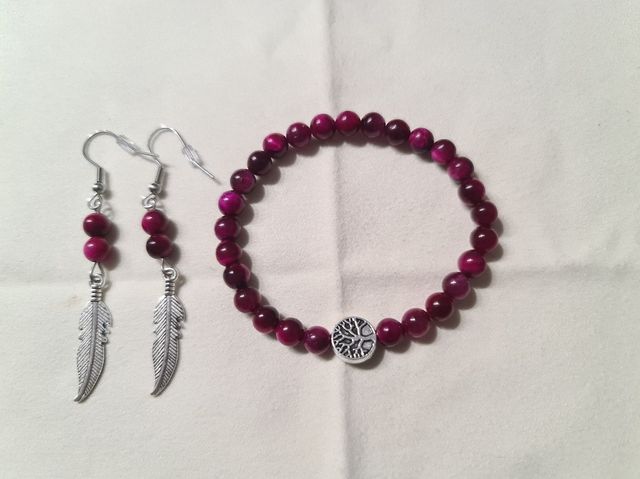 Pulseras joyería minerales 8 euros