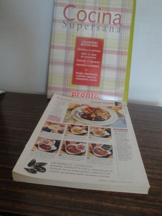 Cocina Supersana- De 52 fascículos. COMPLETA.
