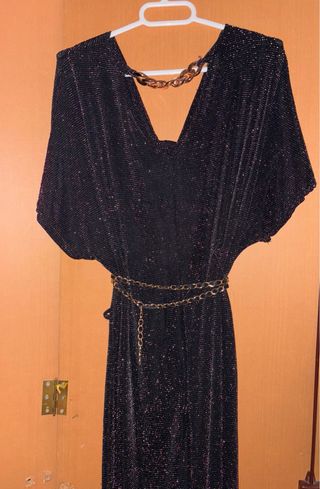 Vestido de fiesta negro elegante