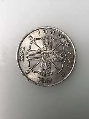 Moneda 100 pts franco 1966