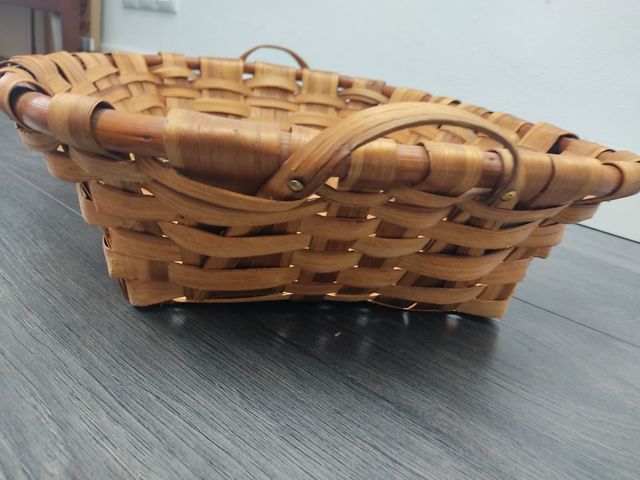 Cesto madera artesano  revistero
