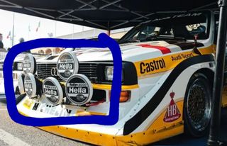 Seis faros nuevos rallye hella 22cm