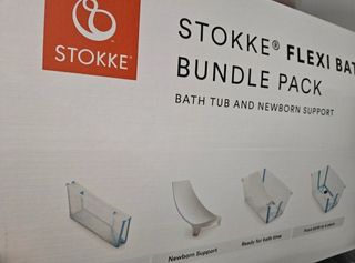 Bañera Stokke y adaptador bebé