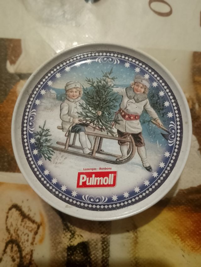 Scatola latta pastiglie Pulmoll