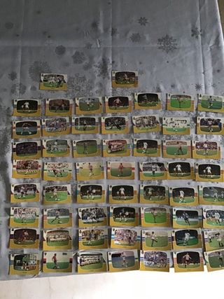 Cromos de fútbol campeonato de liga 84 85