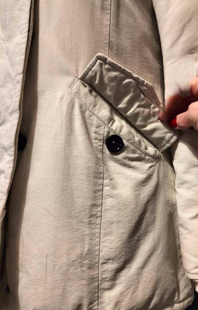 Parka con pelliccia removibile