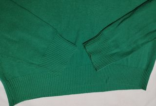Jersey de pico verde Zara