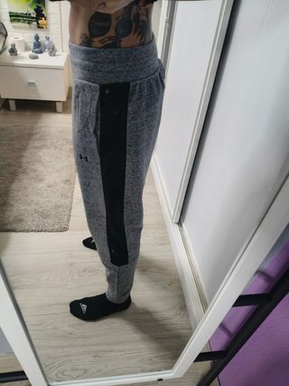 Pantalón chándal mujer niño under armour