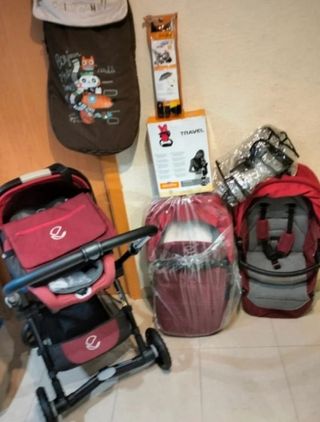 Carrito Bebe Jane Kendo koosR1Micro 3 Piezas