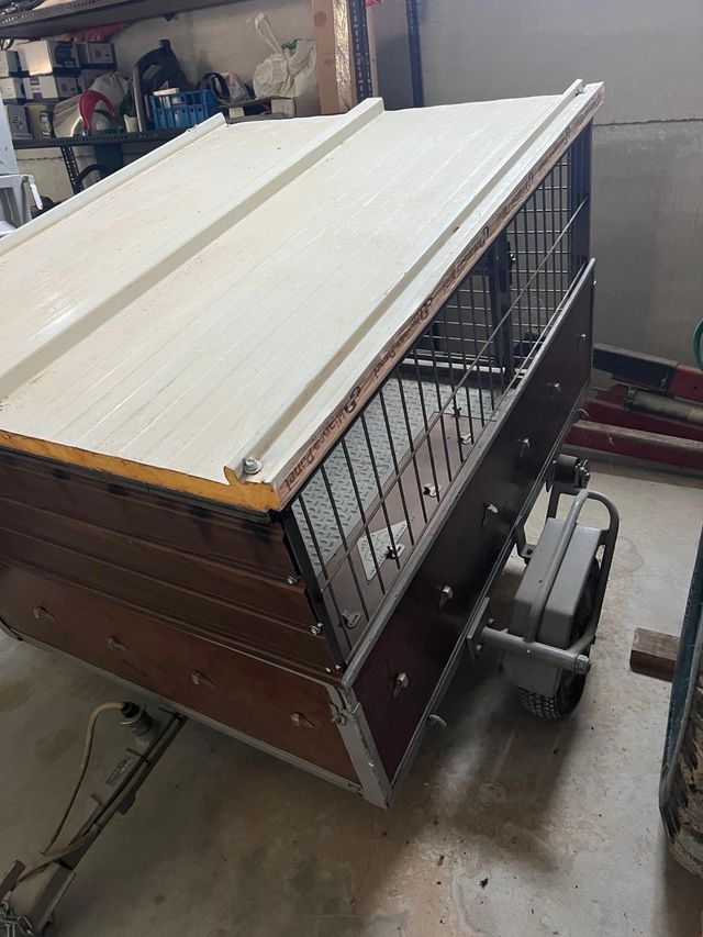 Remolque para transporte perros