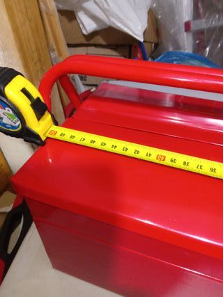 Caja metálica para herramientas, DOGHER, nueva