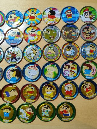 Tazos metal rappers Shin chan