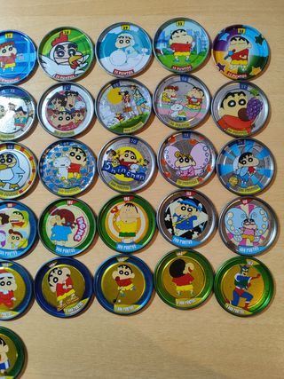 Tazos metal rappers Shin chan
