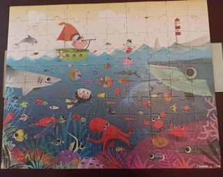 Puzzle marca Janod 100 piezas 