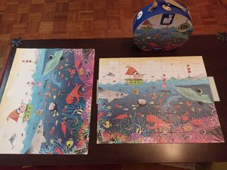 Puzzle marca Janod 100 piezas 