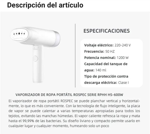 Plancha de ropa vertical