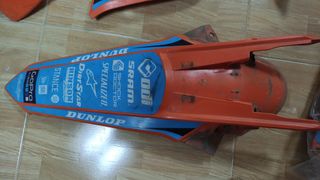 Platicos con pegatinas ktm exc 2018
