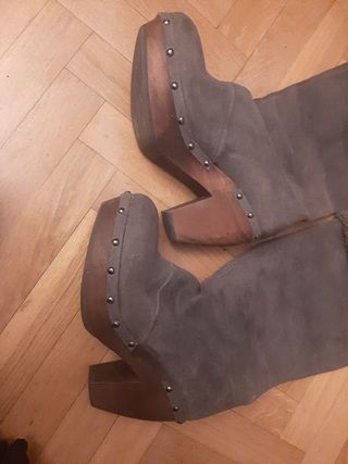 Bota zueco 38 Lola Torres.piel