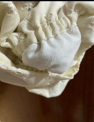 Conjunto traje flamenca marfil perforado