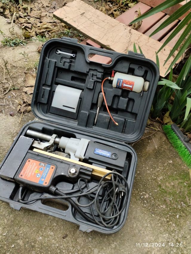 Taladro electroimán