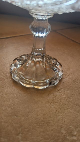 Alzatina in vetro francese