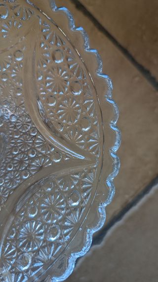 Alzatina in vetro francese