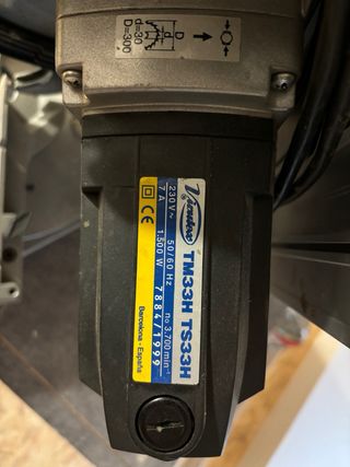 Ingletadora Virutex TM33H mesa superior