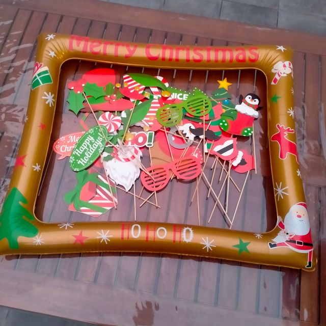 Photocall inflable navidad