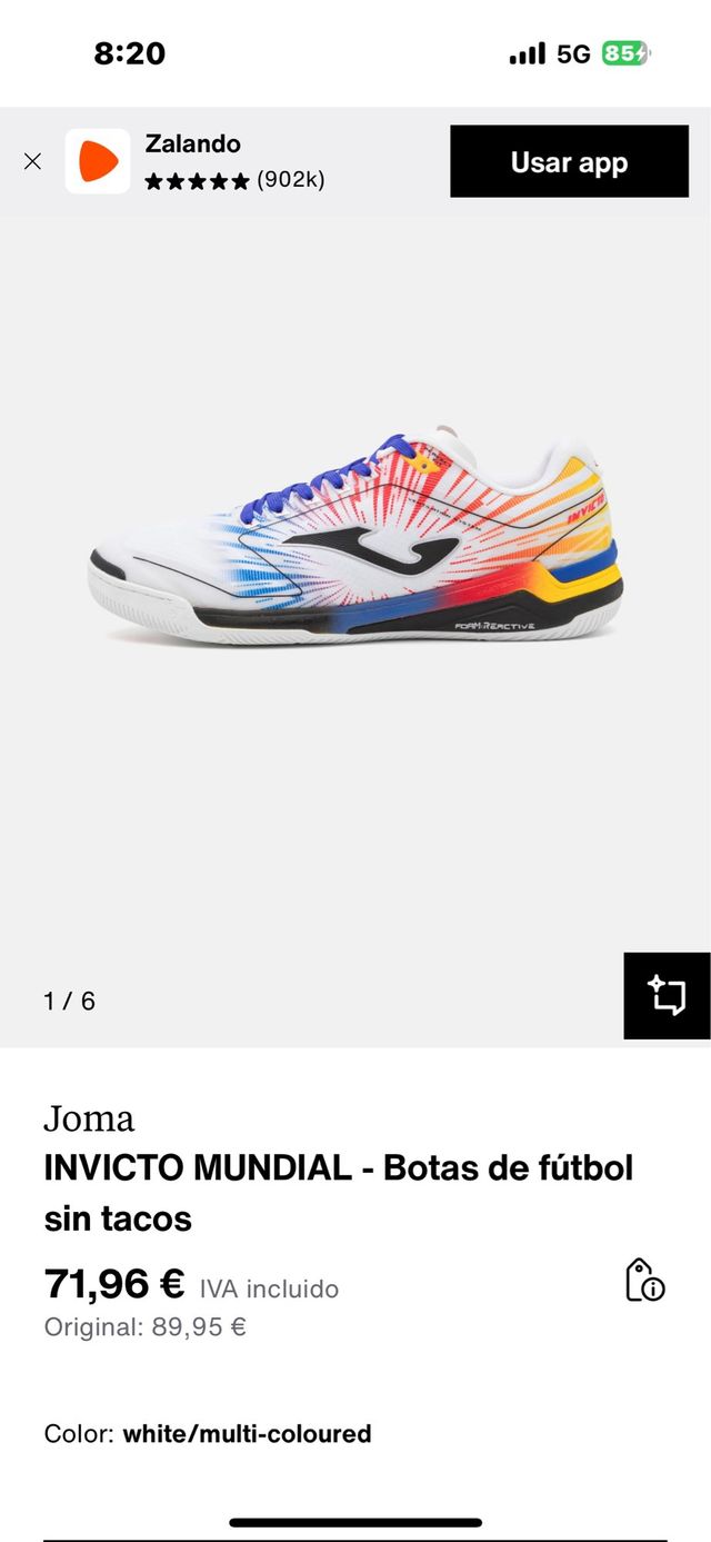 Zapatillas de Sala Joma Invicto Reactive