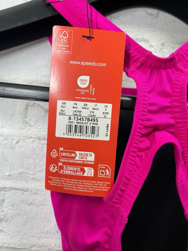 Bañador en una pieza para niña SPEEDO